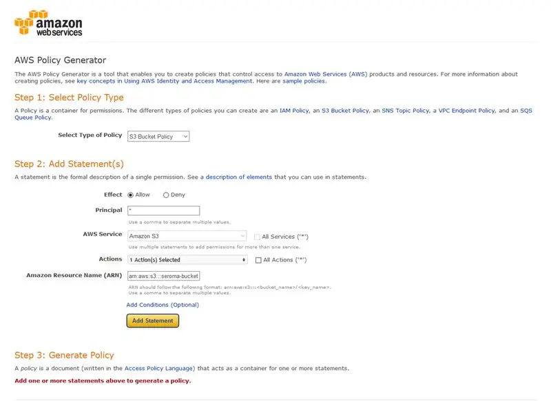 Opret en AWS -politik (del 1)