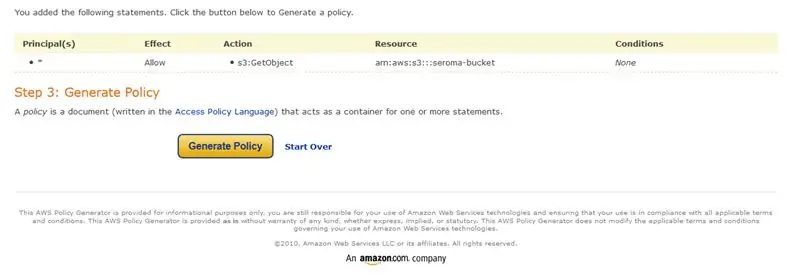 Generirajte AWS politiku (1. dio)