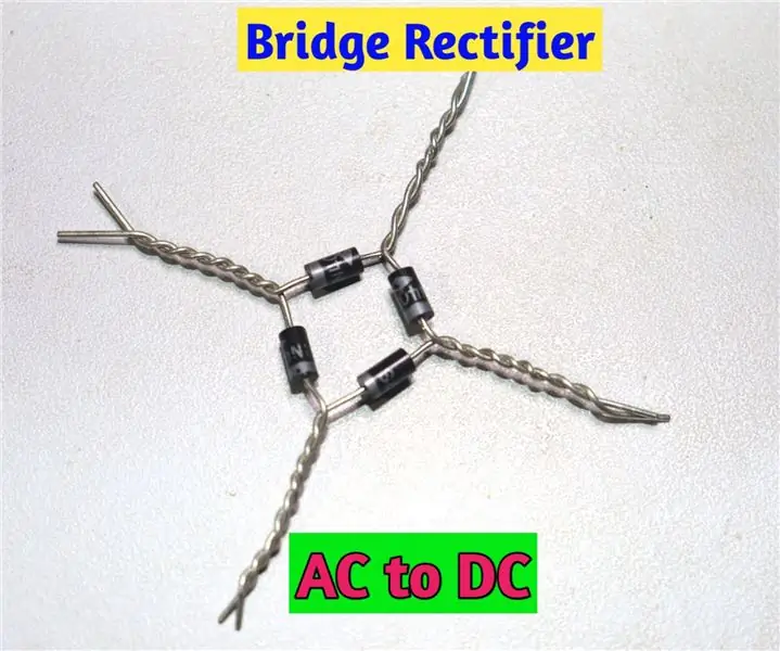 Kā pārveidot maiņstrāvu par līdzstrāvu: 10 soļi