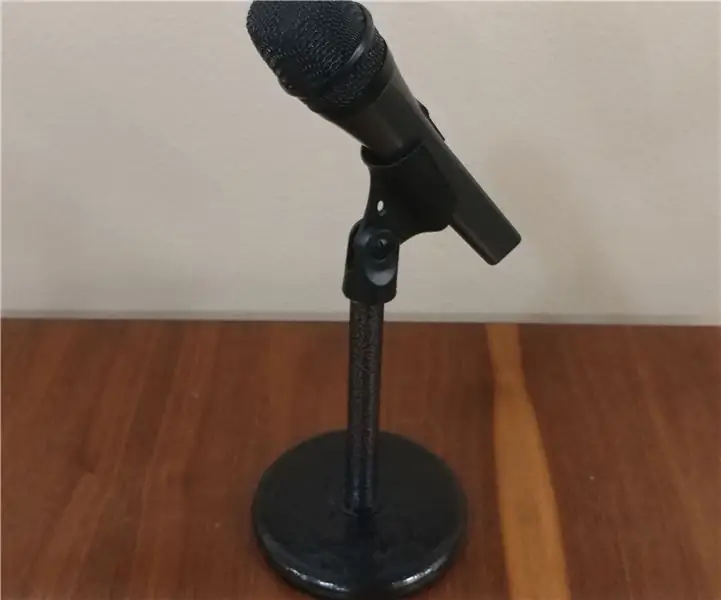 Stand Mic Mini Terlihat Profesional dengan Harga Murah dan Terburu-buru: 7 Langkah (dengan Gambar)