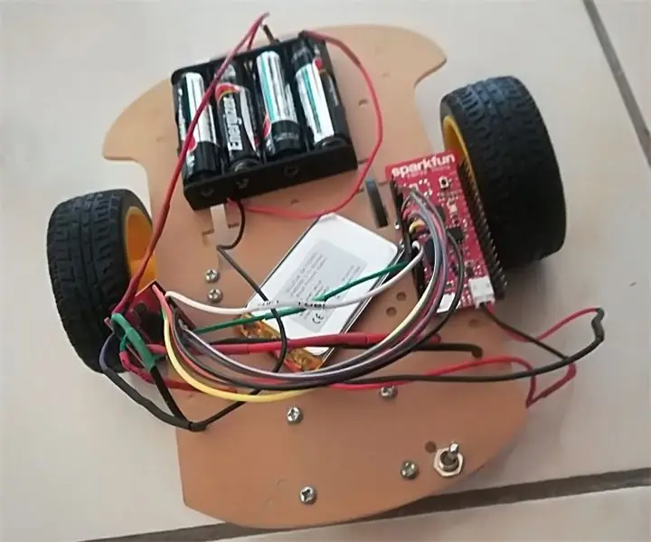 Rolling Robot z ESP32 Thing i sterownikiem TB6612FNG, sterowany przez Androida przez BLE: 11 kroków