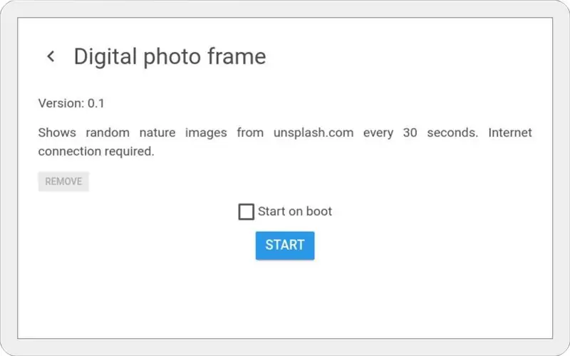 Zgjidhni Aplikacionin Digital Photo Frame në Aplikacionin e Cilësimeve