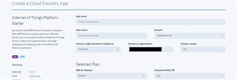 Créer des ressources de plate-forme IoT