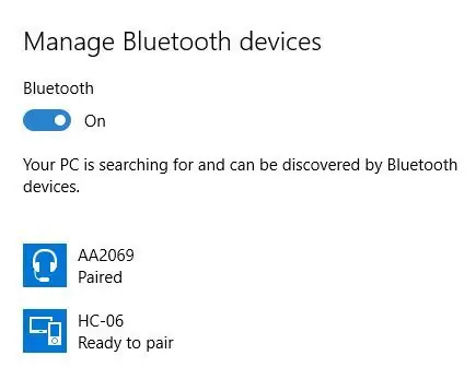 Einrichten Ihres Bluetooth