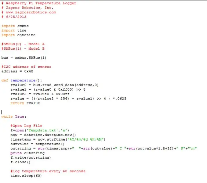 Programa Datalogger