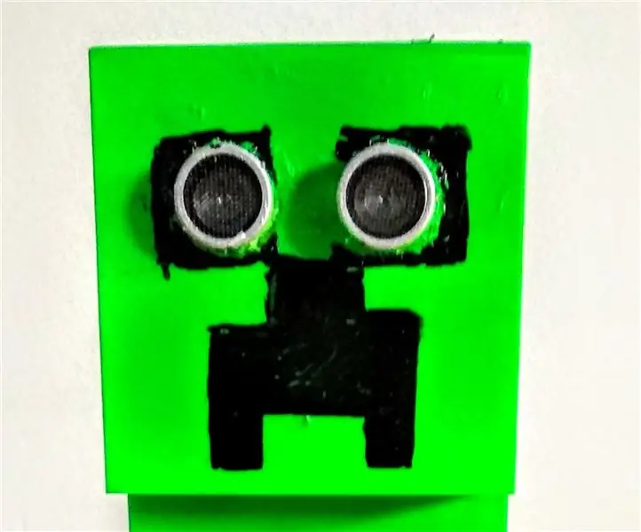 Robot Minecraft Creeper care evită obstacolele: 7 pași