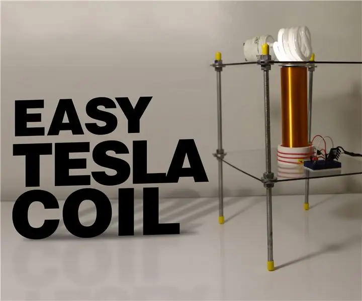 Easy Tesla Coil !: 6 шагов (с изображениями)