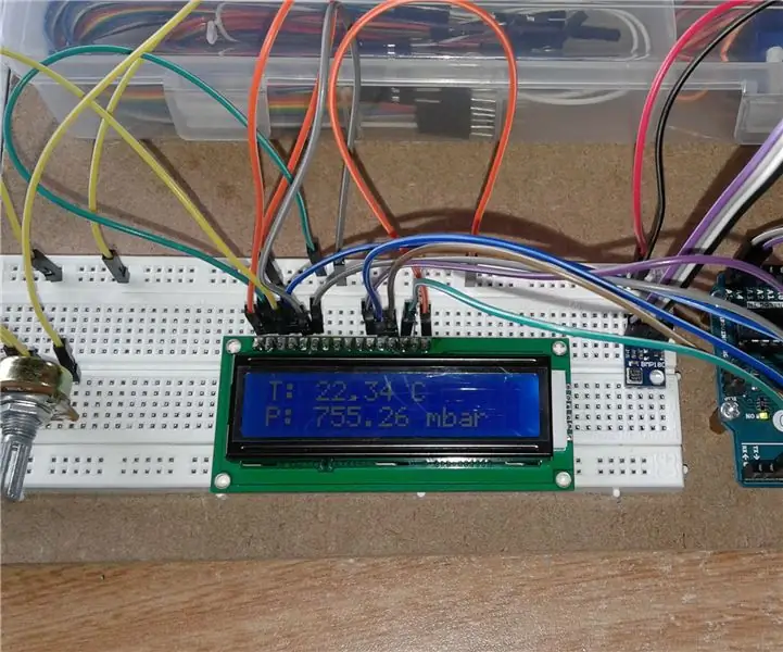 Mini Estación Meteorológica Con Arduino: 4 Pasos Mini Estación Meteorológica Con Arduino: 4 Pasos