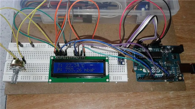 Mini Estación Meteorológica Con Arduino