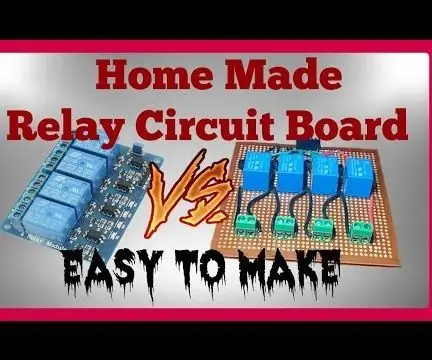 Como fazer uma placa de circuito de relé para Arduino: 3 etapas