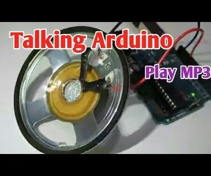 Praat Arduino - 'N MP3 speel met Arduino sonder enige module - Speel MP3 -lêer vanaf Arduino met behulp van PCM: 6 stappe