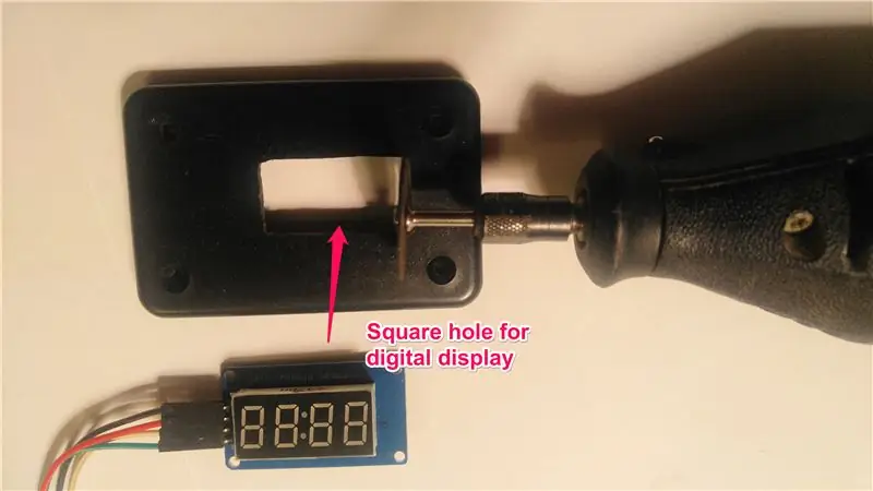 CAIXA DO PROJETO: MODIFICAÇÃO DO DISPLAY DIGITAL