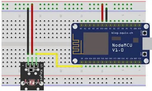 Koppel die mikrofoon en die PIR -sensor