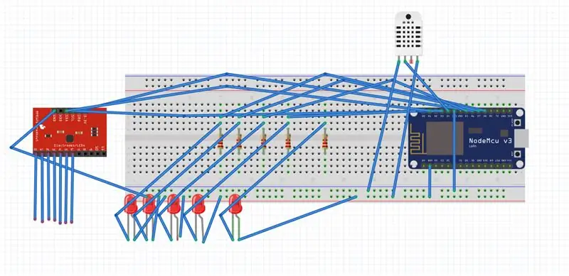 Connecteu la placa i els components