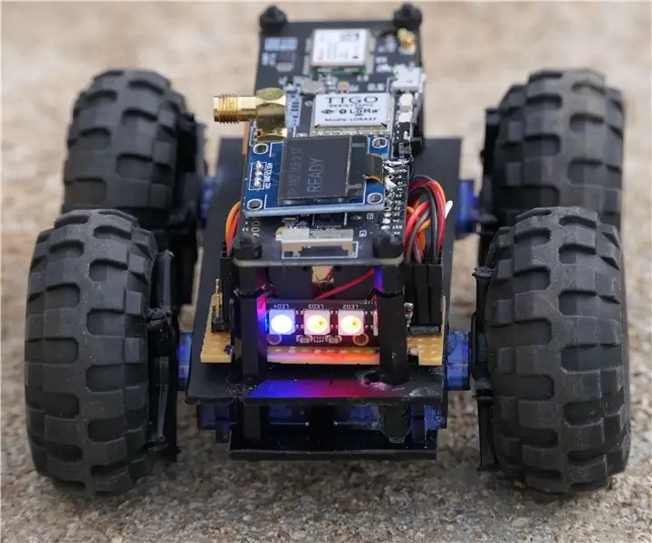 ESP32 -robot som bruker servoer: 6 trinn (med bilder)