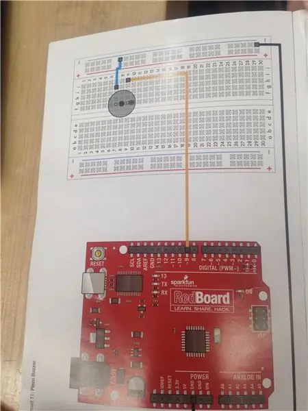 Nastavte Arduino pro bzučák