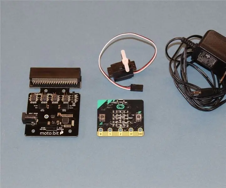 Paano Patakbuhin ang Mga Servo Motors Gamit ang Moto: bit Sa Micro: bit: 7 Mga Hakbang (na may Mga Larawan)