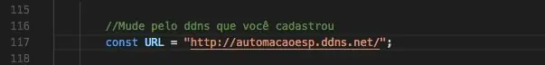 „Automacao.ino“failo pakeitimai