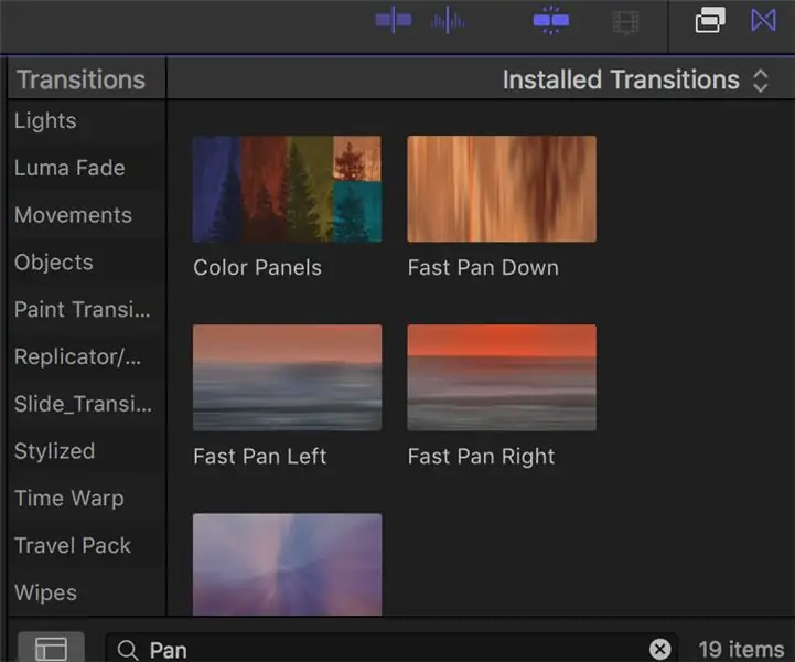 Cara Memasang Preset Peralihan Final Cut Pro X: 10 Langkah