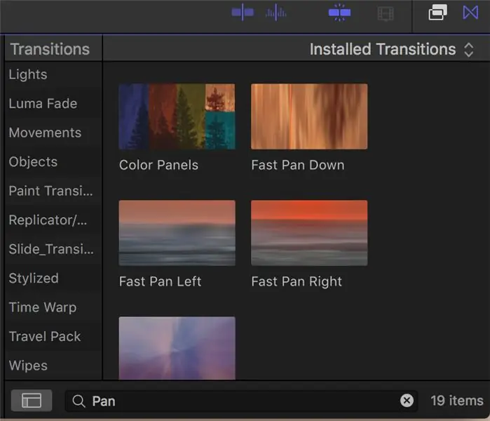 Cách cài đặt các cài đặt trước của Final Cut Pro X Transitions