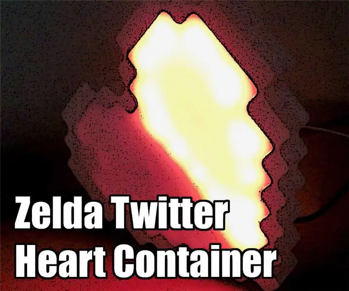 Twitter aktivovaný srdcový kontajner Zelda: 4 kroky