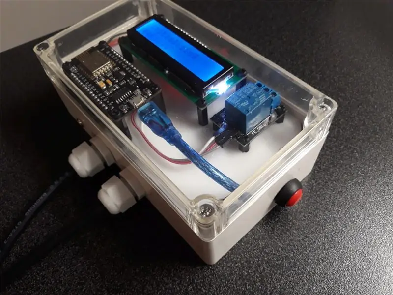 Propagatoriaus termostatas, naudojant ESP8266/NodeMCU ir „Blynk“