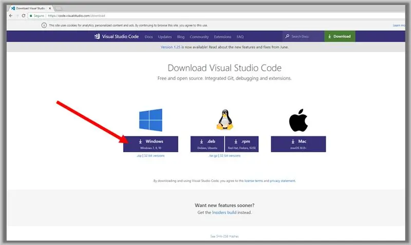 Scarica il codice di Visual Studio