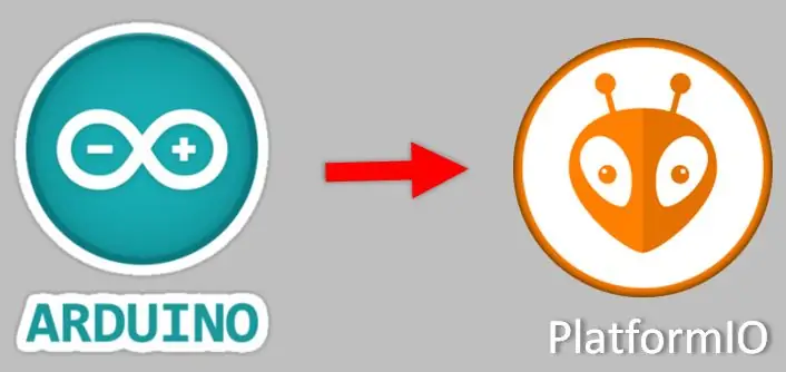 Uvoz Arduino projekta (.ino) u platformuIO