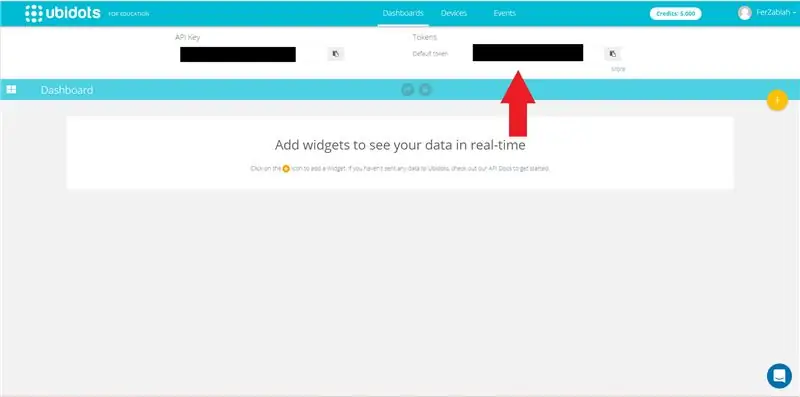 Setați contul Ubidots