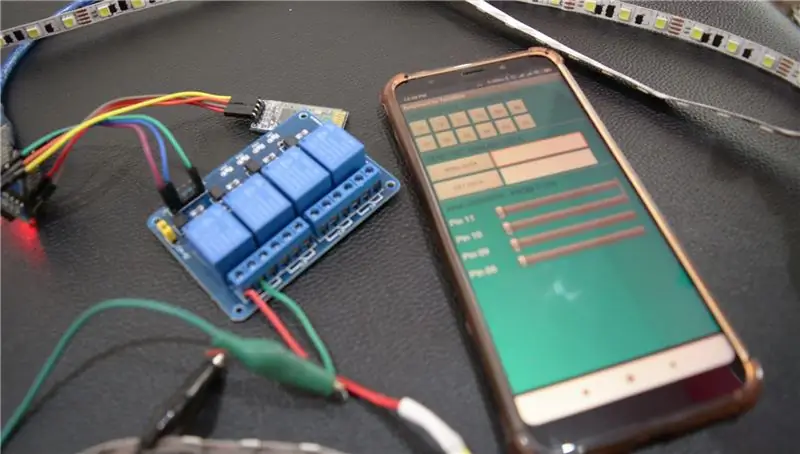 Bluetooth տան ավտոմատացում Android- ի միջոցով