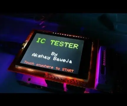 Smart IC Tester: 7 Adım (Şəkillərlə birlikdə)