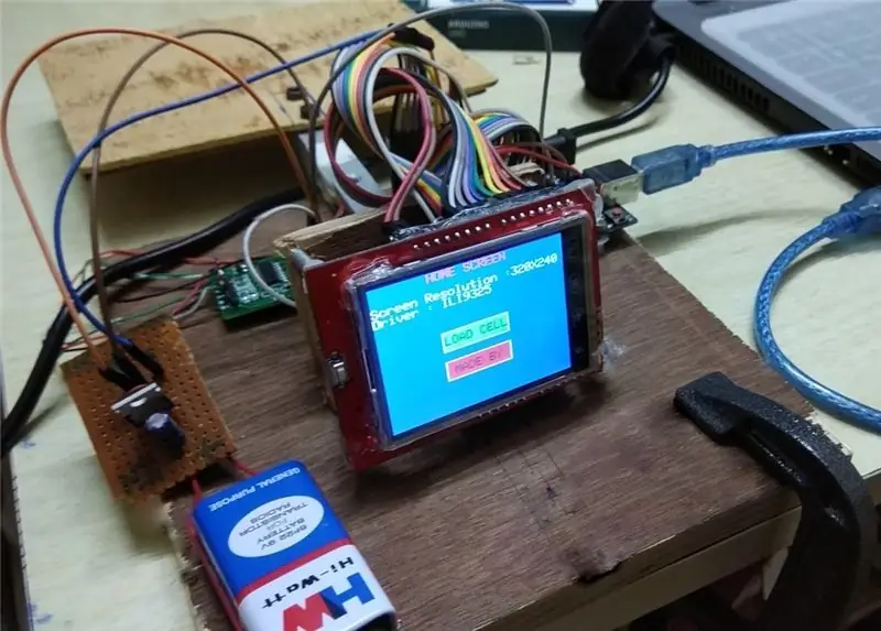 Dokunmatik Ekranlı Tartı (Arduino)