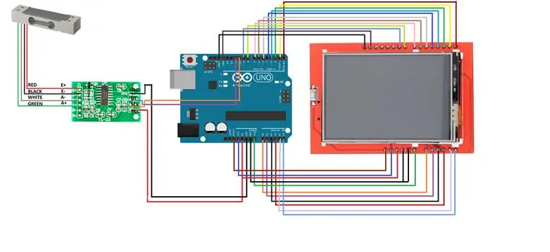 Arduino ile TFT ve Yük Hücresini Bağlama