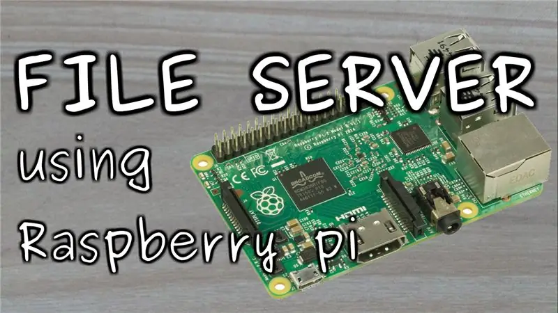 Raspberry Pi ን በመጠቀም የፋይል አገልጋይ እንዴት እንደሚሰራ