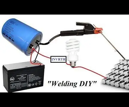 Homemade Spot Welding Machine DIY: 4 na Hakbang