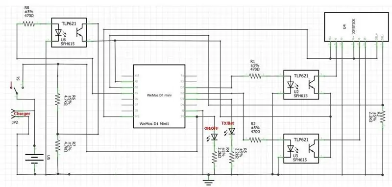 Joystick Circuito Del (mando a Distancia)