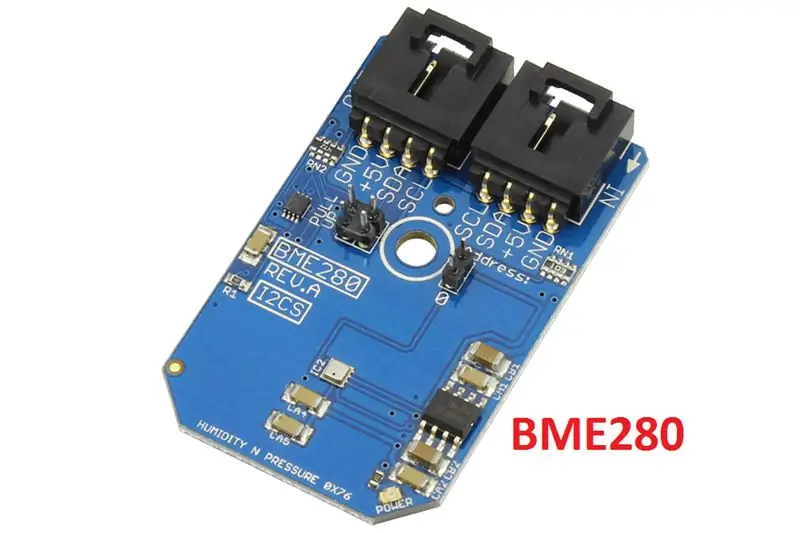 Feuchte-, Druck- und Temperaturberechnung mit BME280 und Photon-Schnittstelle