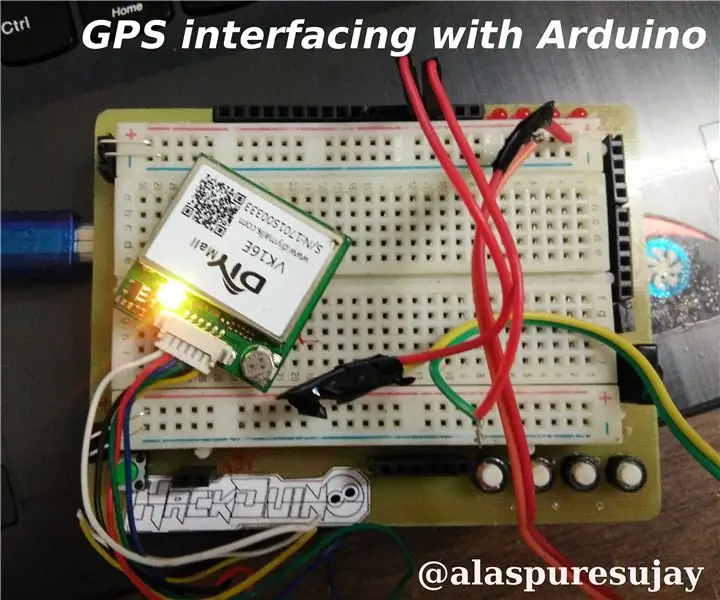 การเชื่อมต่อ VK16E GPS กับ Arduino UNO: 3 ขั้นตอน