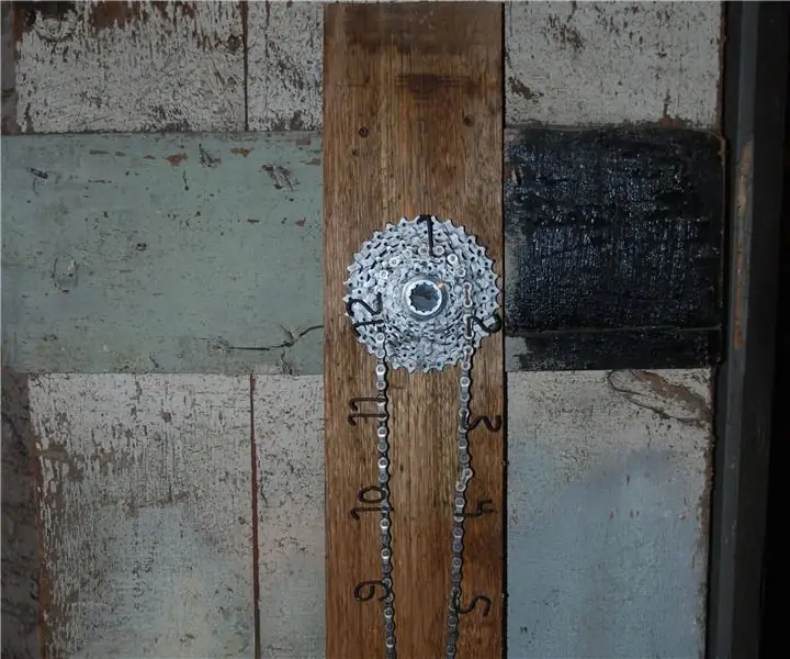 Bike Cassette Clock: 7 ขั้นตอน (พร้อมรูปภาพ)