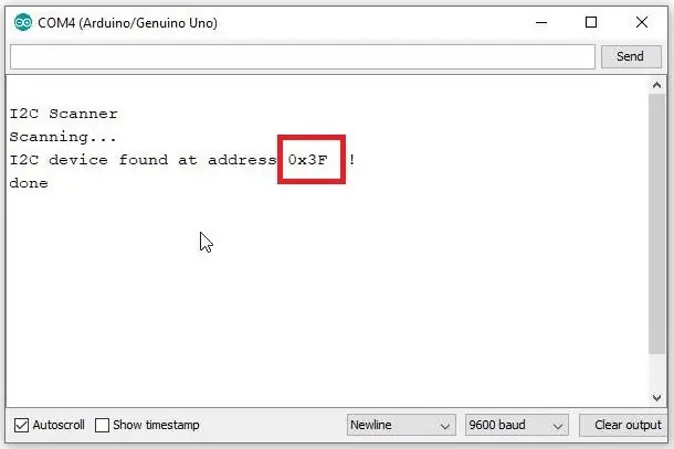 Modul adresy I2c