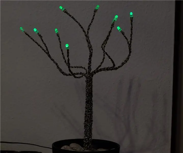 RGB-LED Wire Tree: 9 ขั้นตอน (พร้อมรูปภาพ)