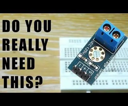 Pagsukat ng Boltahe Gamit ang Arduino: 5 Mga Hakbang