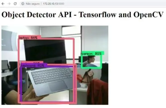 Exécution de l'API de détection d'objets