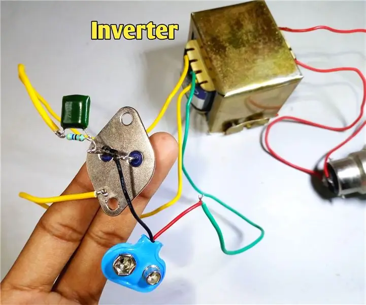 Comment faire un onduleur à l'aide du transistor 3055 : 8 étapes