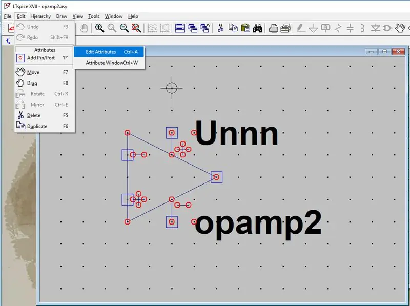 Vytvorte atribúty pre nový symbol LMV321 a súbor uložte ako LMV321.asy