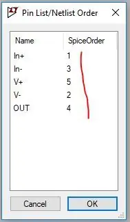 Skep die LMX321 -simbool vanaf die LMV321 -simbool