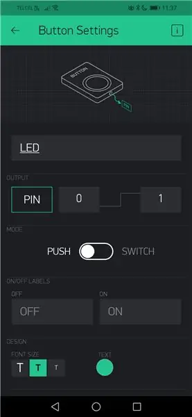 Configurando El Botón En Blynk