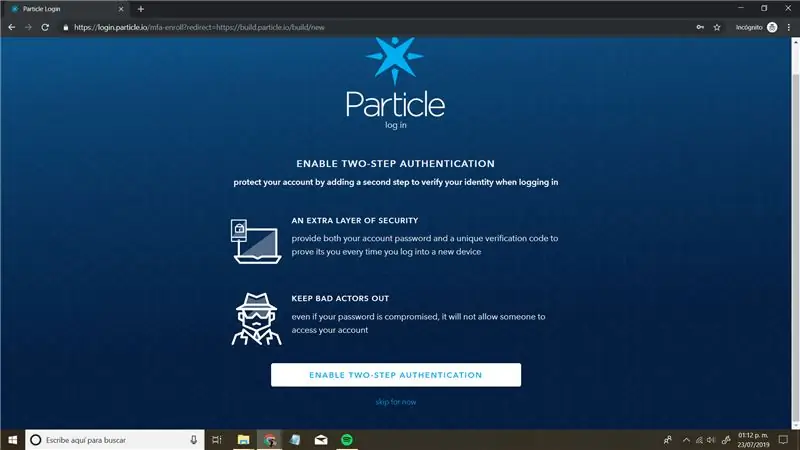 Programujte El Photon na Build.particle.io