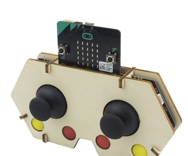 Vienkārša un jaudīga roktura kontroliera salikšana- pamatojoties uz Micro: Bit: 10 soļi (ar attēliem)