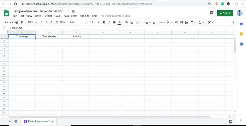 Aquí puede visualizar los valores de temperatura y humedad